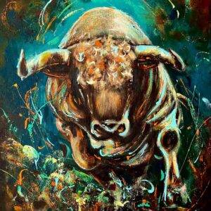 Cuadros de animales toros por art diana francia arte actual arte original