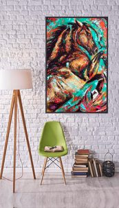 Arte para tus espacios cuadros de caballos por Art Diana Francia