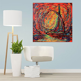 Decoración para tu oficina o el hogar art Diana Francia