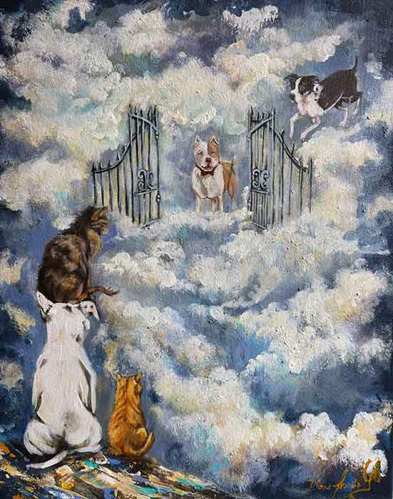 retratos de mascotas colombia por art diana francia perritos en el cielo